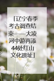 辽宁春季考古调查结束——大凌河中游再添44处红山文化遗址