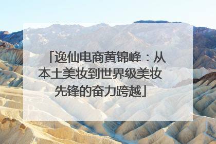 逸仙电商黄锦峰：从本土美妆到世界级美妆先锋的奋力跨越