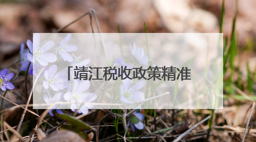 靖江税收政策精准送达 帮助企业算好红利“收益账”