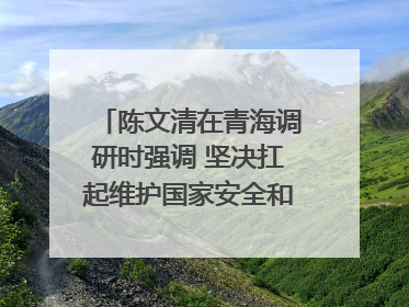陈文清在青海调研时强调 坚决扛起维护国家安全和社会稳定职责使命 为谱写中国式现代化青海篇章贡献政法力量