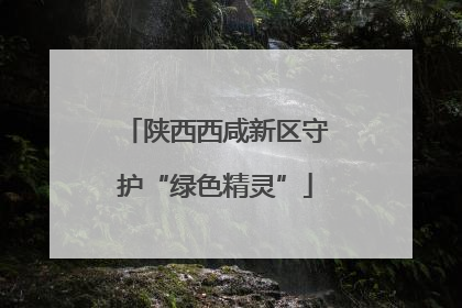 陕西西咸新区守护“绿色精灵”
