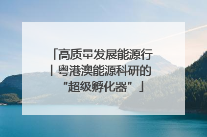 高质量发展能源行丨粤港澳能源科研的“超级孵化器”