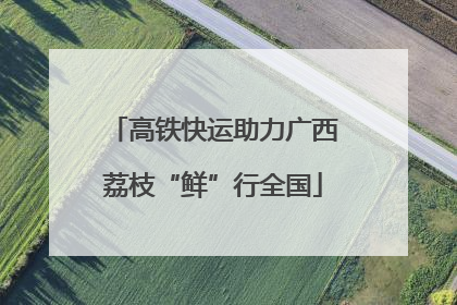 高铁快运助力广西荔枝“鲜”行全国