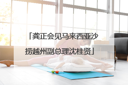 龚正会见马来西亚沙捞越州副总理沈桂贤