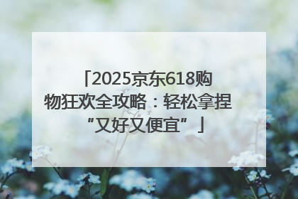 2025京东618购物狂欢全攻略：轻松拿捏 “又好又便宜”