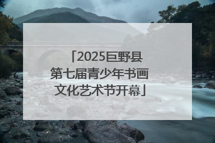 2025巨野县第七届青少年书画文化艺术节开幕