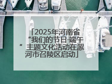 2025年河南省“我们的节日·端午”主题文化活动在漯河市召陵区启动