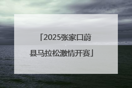 2025张家口蔚县马拉松激情开赛