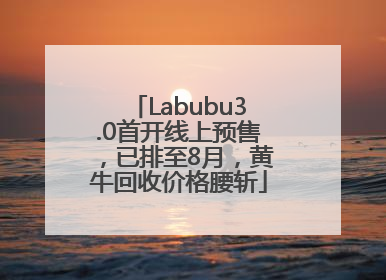 Labubu3.0首开线上预售，已排至8月，黄牛回收价格腰斩
